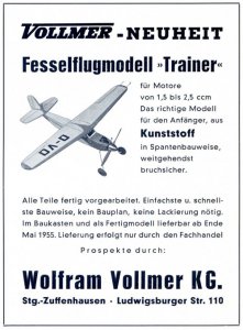 Reklame Vollmer Fesselflugmodell Trainer 1955.jpg