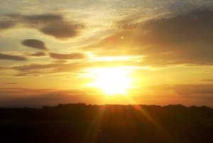 Sonnenuntergang mit Callistic .JPG